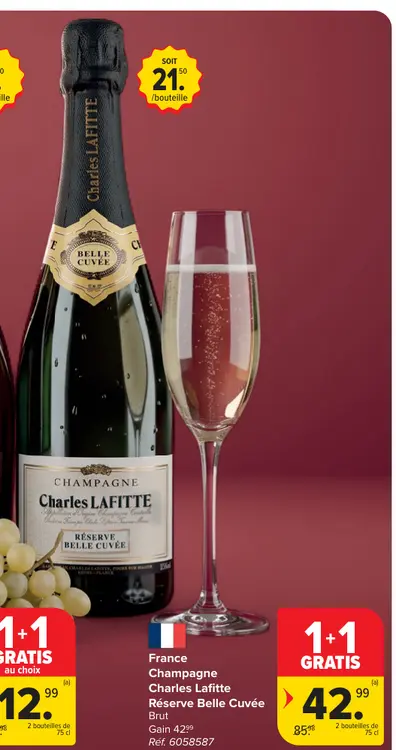 Offre: Champagne Charles Lafitte Réserve Belle Cuvée