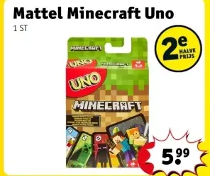 Promotie: Minecraft Uno