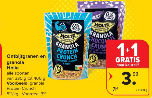 Promotie: Ontbijtgranen en granola