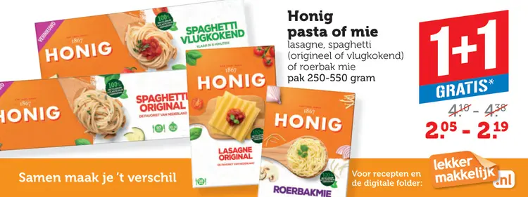 Aanbieding: Pasta of mie