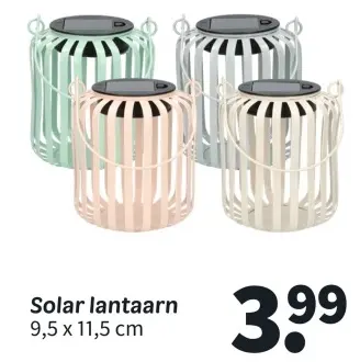 Promotie: Solar lantaarn