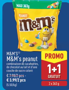 Offre: M&M's peanut