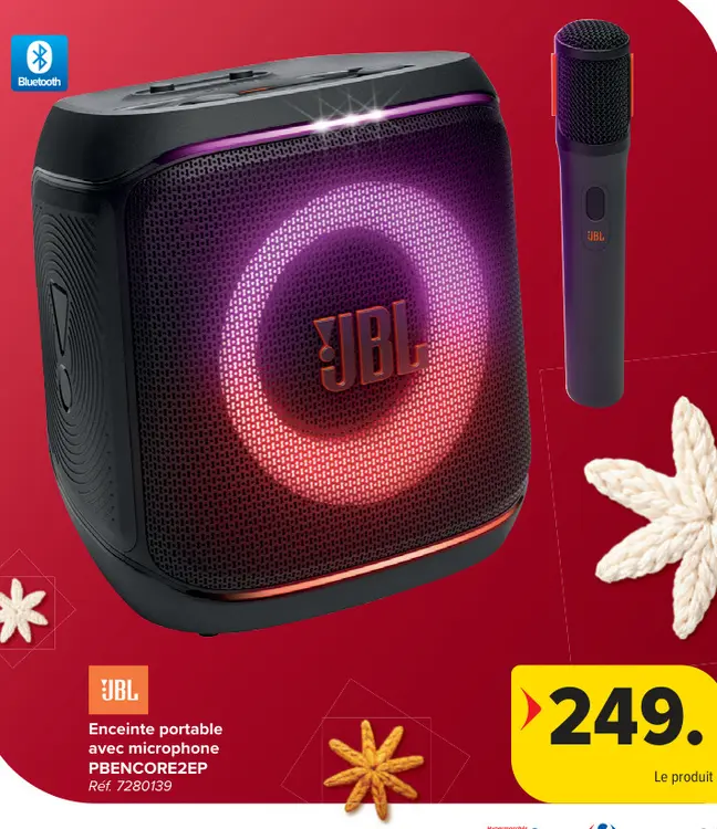 Offre: Enceinte portable avec microphone