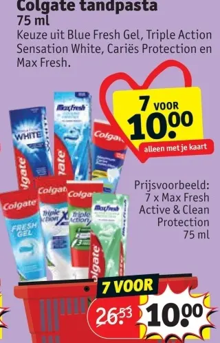Promotie: tandpasta
