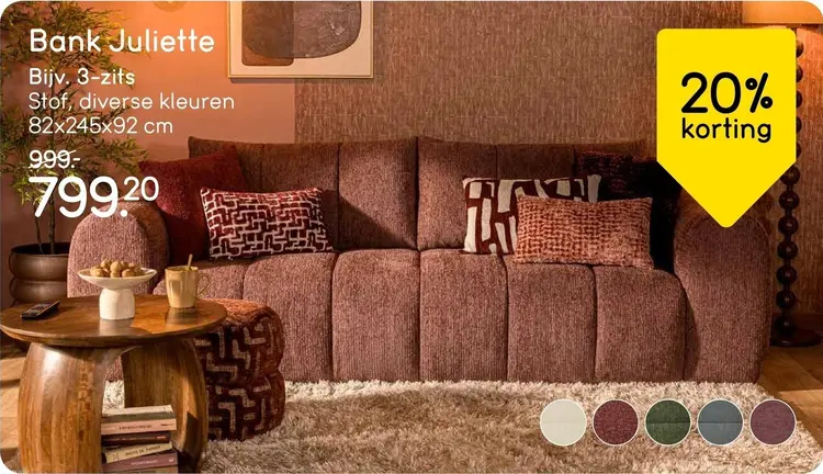 Aanbieding: Bank Juliette