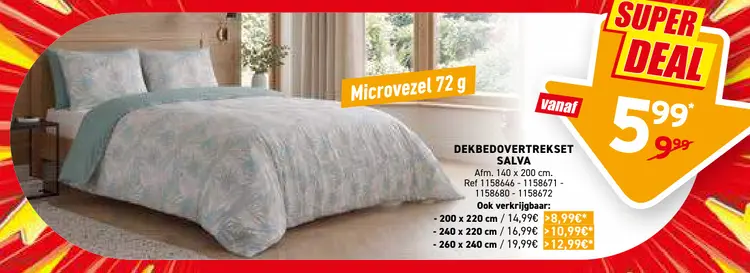 Promotie: Dekbedovertrekset salva