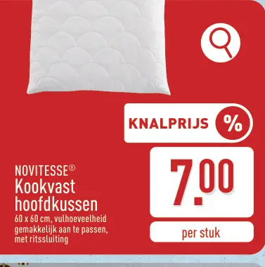 Promotie: Kookvast hoofdkussen