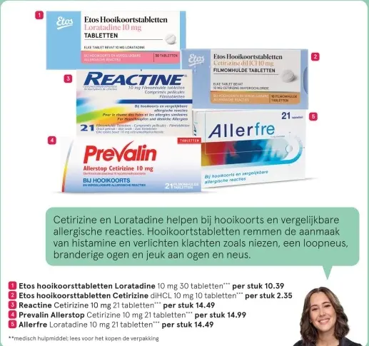Aanbieding: hooikoorsttabletten