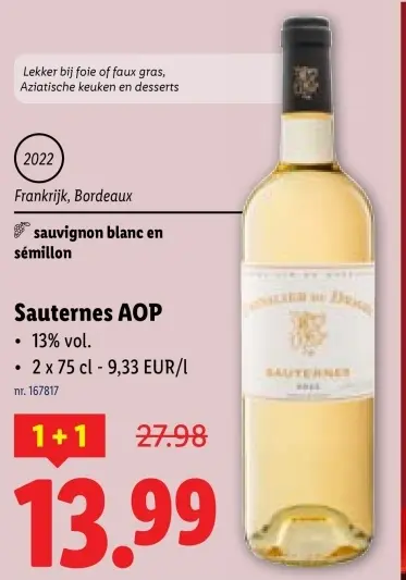 Aanbieding: Sauternes AOP