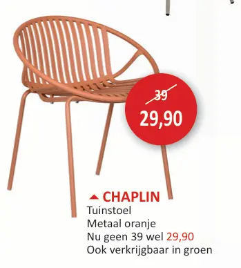 Promotie: Chaplin Tuinstoel