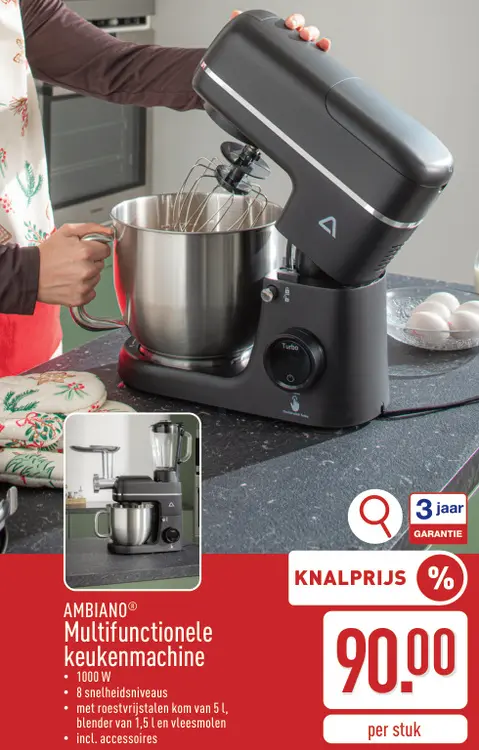 Promotie: Multifunctionele keukenmachine