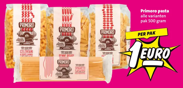Aanbieding: Primoro pasta