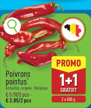 Offre: Poivrons pointus