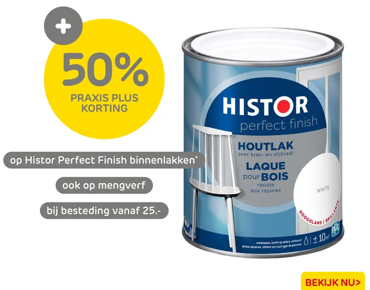 Aanbieding: Histor Perfect Finish binnenlakken