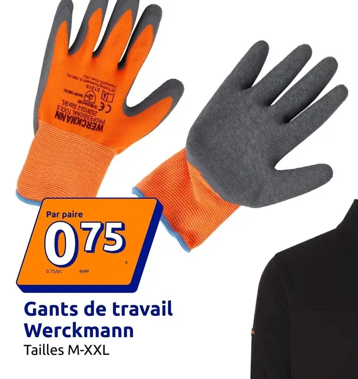 Offre: Gants de travail Werckmann