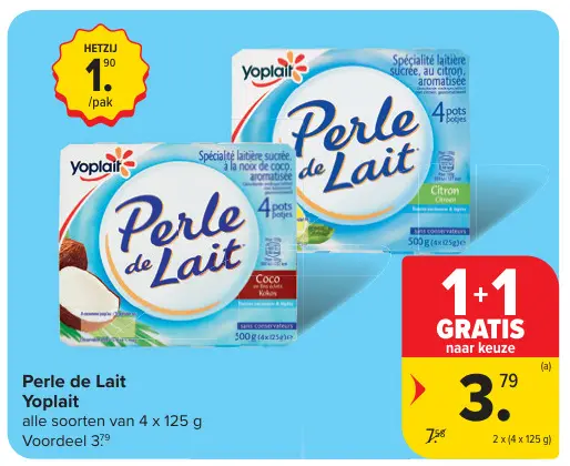 Promotie: Perle de Lait