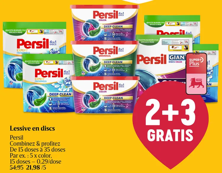 Offre: Lessive en discs