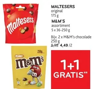 Promotie: Maltesers of M&M'S