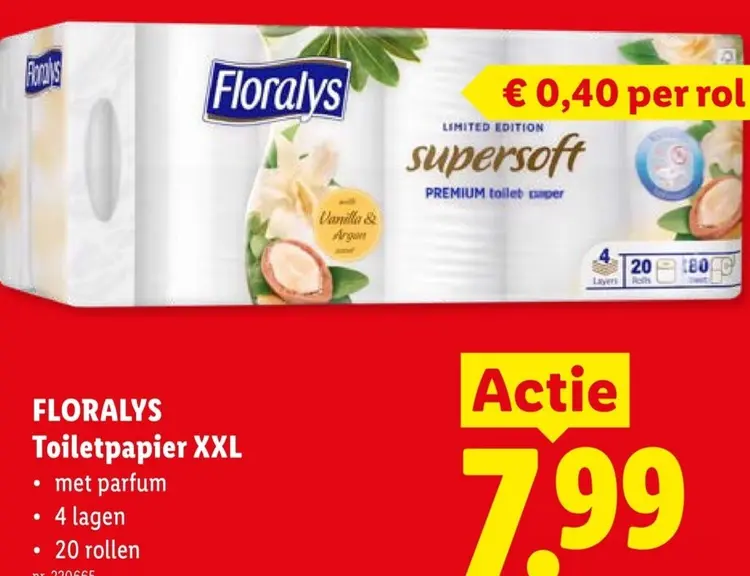 Promotie: Toiletpapier XXL
