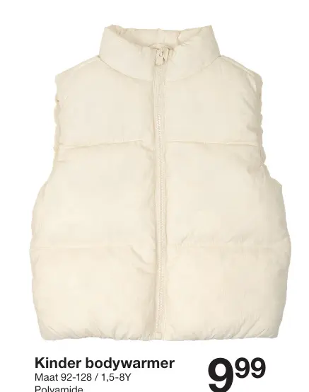 Promotie: Kinder bodywarmer