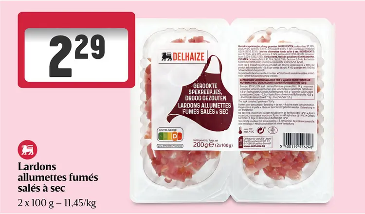 Offre: Allumettes lardons | Fumé