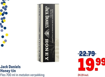 Aanbieding: Jack Daniels Honey tin