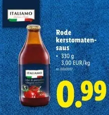 Promotie: Rode kerstomaten-saus