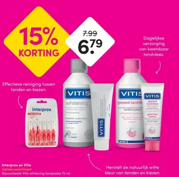 Aanbieding: Interprox en Vitis Gehele assortiment