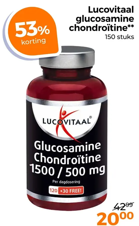Aanbieding: Glucosamine Chondroïtine