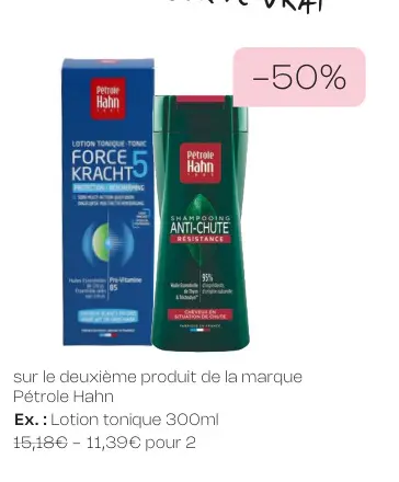 Offre: Lotion tonique