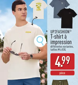 Offre: T-shirt à impression
