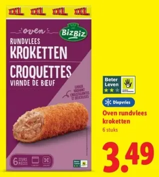 Aanbieding: Oven rundvlees kroketten