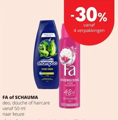 Promotie: Deo, douche of haircare
