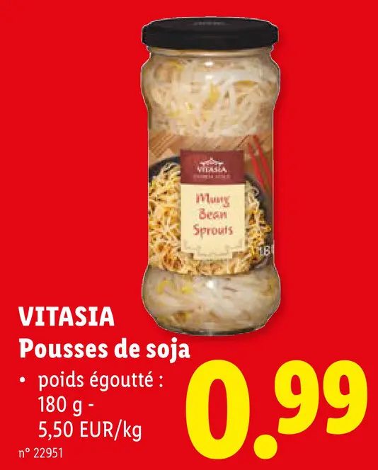 Offre: Pousses de soja