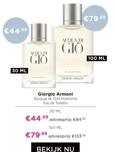 Aanbieding: Acqua di Giò Homme Eau de Toilette