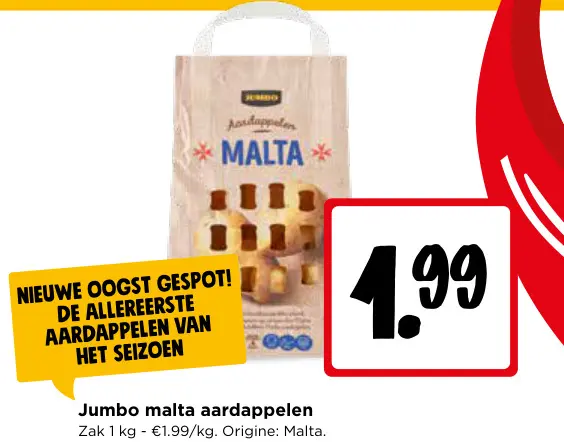 Promotie: Malta aardappelen