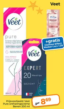 Aanbieding: Veet Pure ontharingscrème Benen