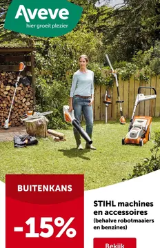 Aanbieding: STIHL machines en accessoires