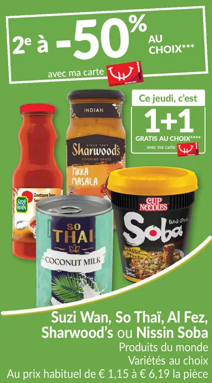 Offre: Produits du monde