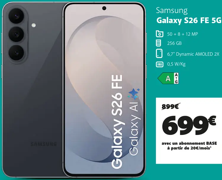 Offre: Galaxy S26 FE 5G