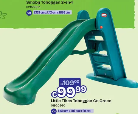 Offre: Toboggan Go Green