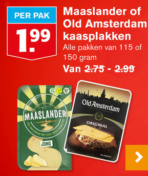 Aanbieding: Maaslander of Old Amsterdam kaasplakken