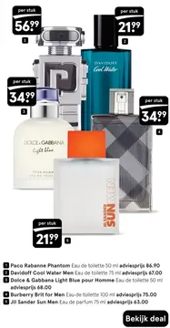 Aanbieding: Diverse heren parfums