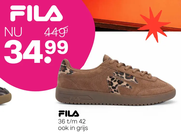 Promotie: Sneakers bruin