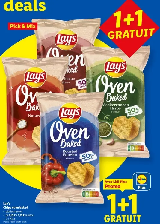 Offre: Chips oven baked
