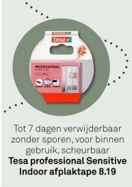 Aanbieding: Professional Sensitive Indoor afplaktape