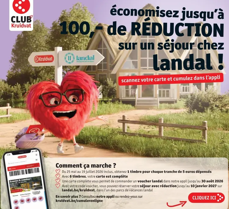 Offre: Réduction sur un séjour chez Landal