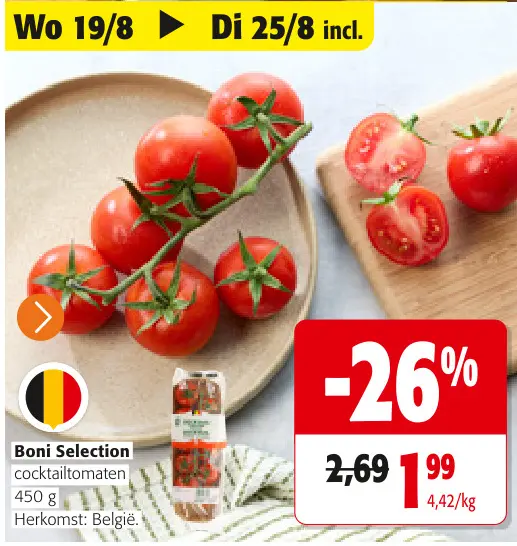 Promotie: cocktailtomaten
