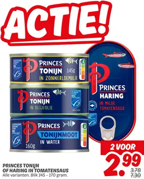 Aanbieding: PRINCES TONIJN OF HARING IN TOMATENSAUS