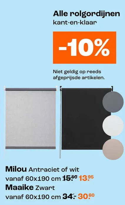 Aanbieding: Alle rolgordijnen